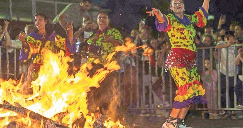 Hıdırellez ateşi Kültürpark’tan yükseldi