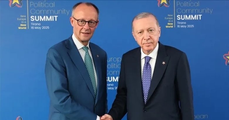 Başkan Erdoğan Almanya Başbakanı ile görüştü