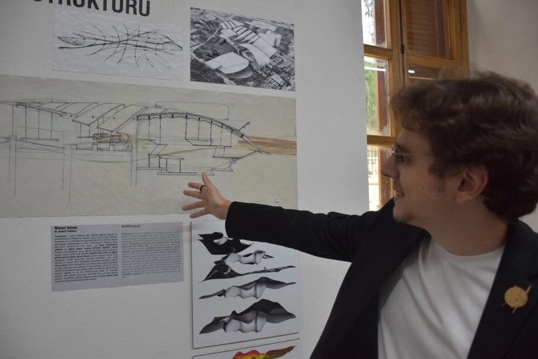 İzmir’de mimarlık öğrencilerinin Karantina Adası projeleri sergilendi