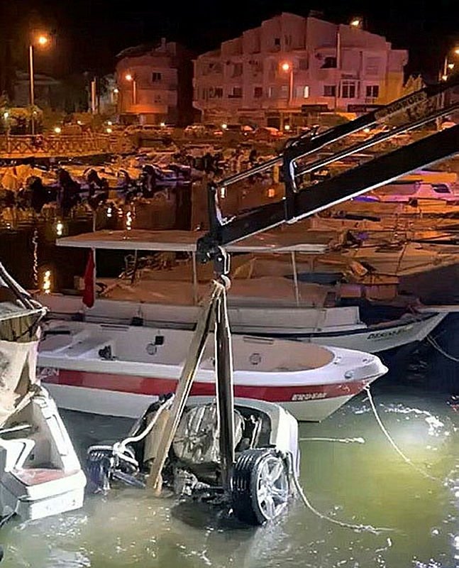 Marmaris’te dereye uçan aracın sürücüsü tutuklandı