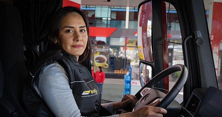 Yolların sultanı tır şoförü Leyla! Hikayesiyle örnek oldu
