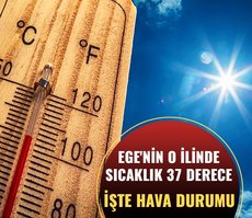 Ege’nin o ilinde sıcaklık 37 derece olacak! İşte 3 Haziran Pazartesi hava durumu