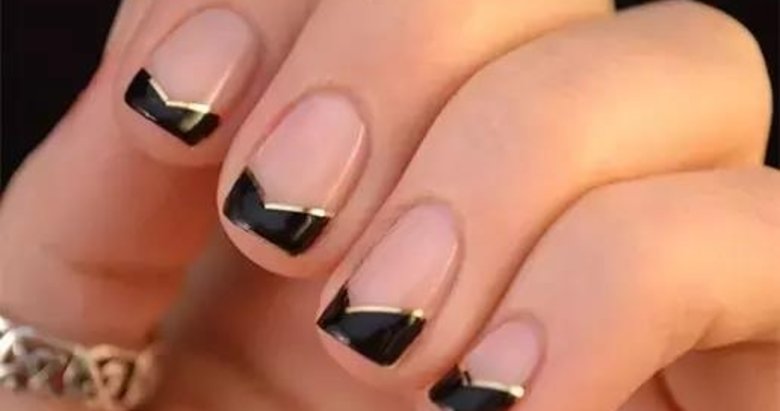 Tırnakların yeni gözdesi: Siyah french
