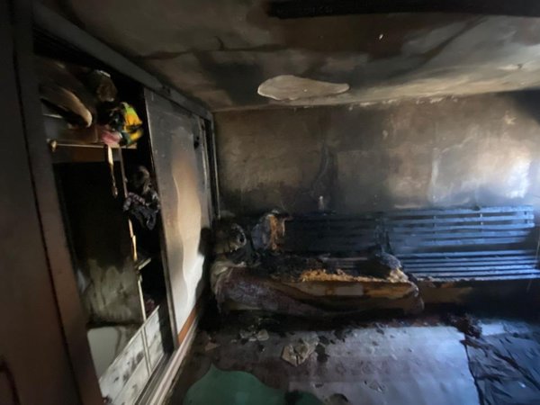 Balıkesir’de yangın: Evi kullanılamaz hale getirdi