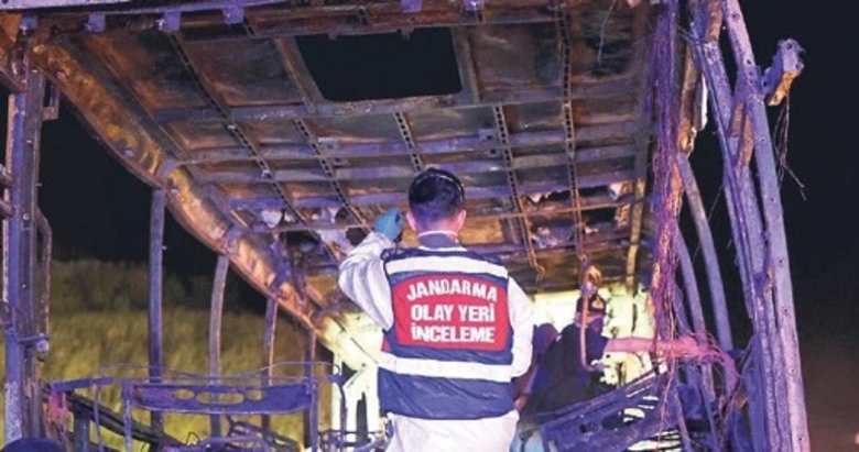 Otobüs faciasında dikkat çeken ayrıntı