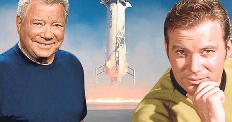 “Kaptan Kirk” uzay yolcusu