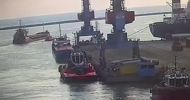 Batan yük gemisinin son görüntüsü...