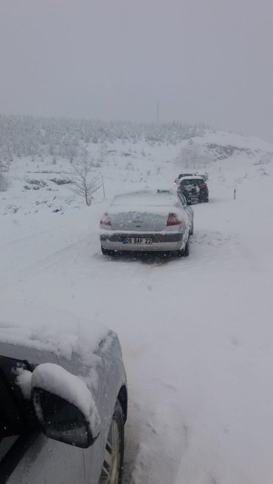 İzmir’in yükseklerinde karla mücadele