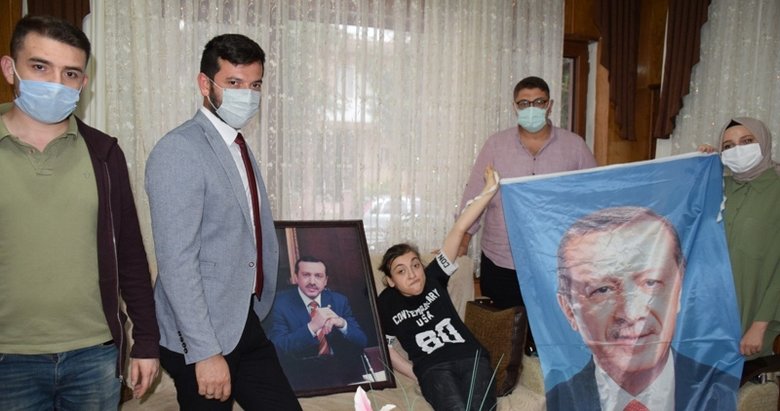 Başkan Erdoğan’dan serebral palsi hastası Merve’ye video mesaj