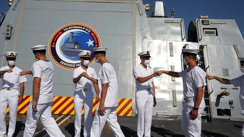 Türkiye’nin göz bebeği TCG Büyükada, Kurban Bayramı’nda nöbette