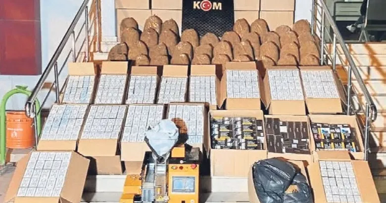 Afyonkarahisar’da kaçak tütün operasyonu yapıldı
