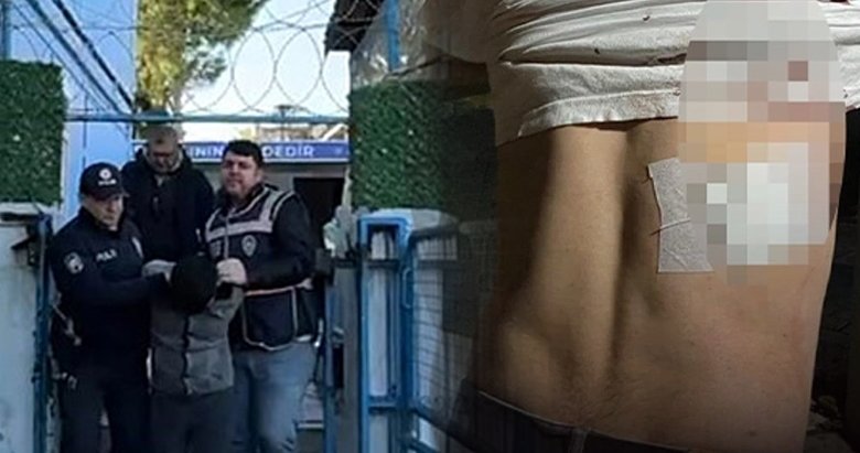 İzmir’de taksicinin sırtına makas saplayan kişi tutuklandı