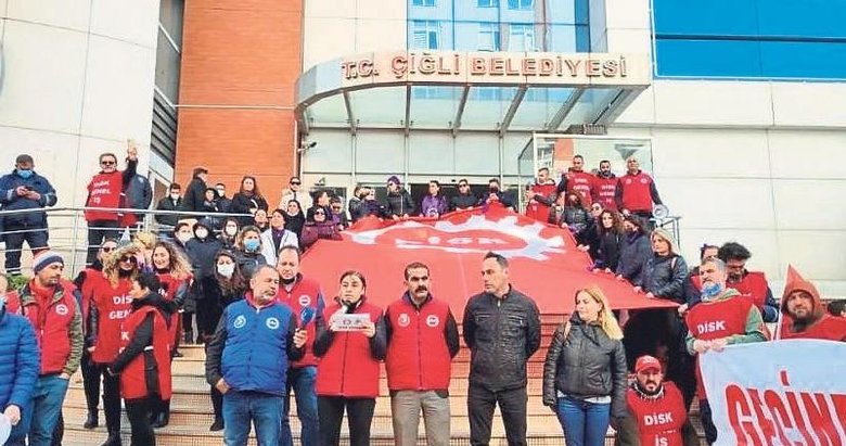 Çiğli Belediyesi’nde grev günü
