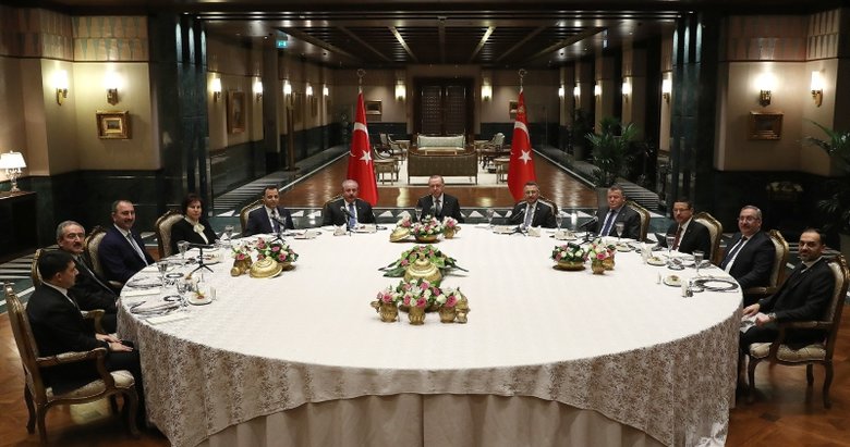 Başkan Erdoğan’dan Külliye’de yemek