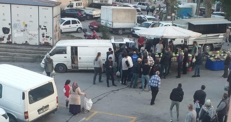 Pazarda park yeri tartışması kanlı bitti! Yaralılar var