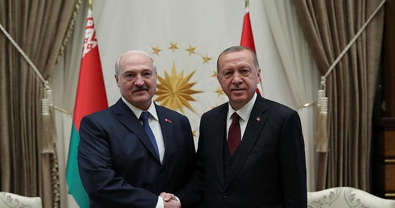 Başkan Recep Tayyip Erdoğan Belarus Cumhurbaşkanı Aleksandr Lukaşenko ile görüştü