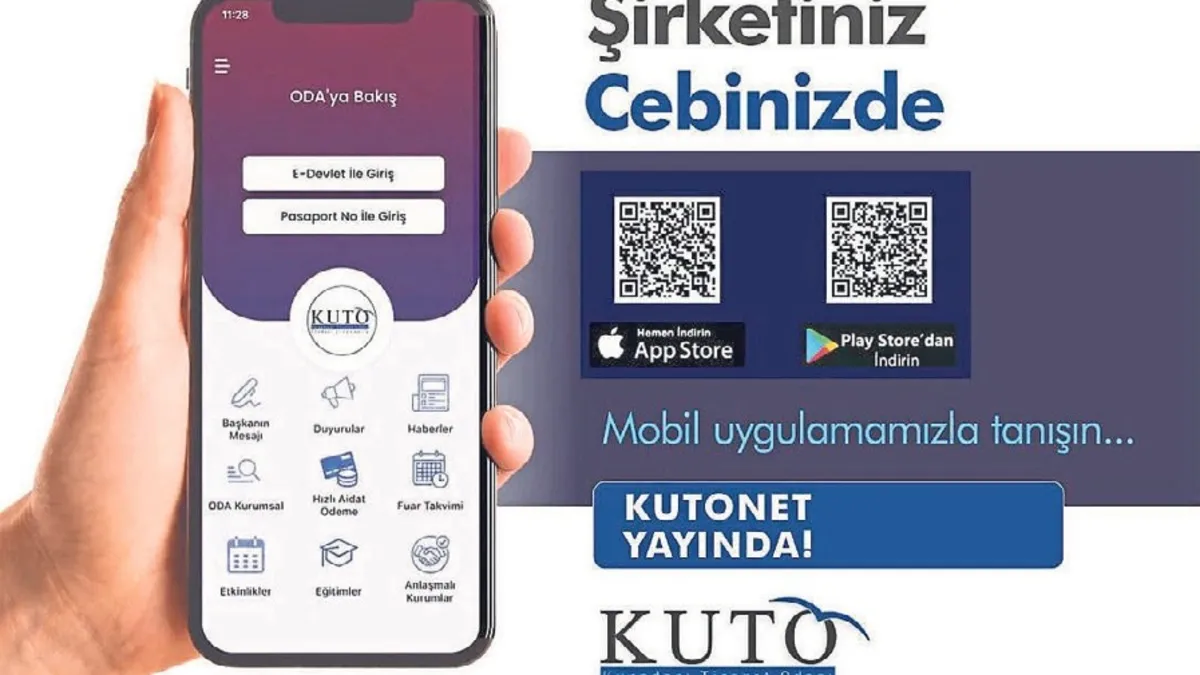 KUTO’da tüm hizmetler tek dokunuşta sizinle