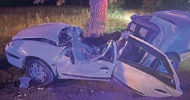 Otomobilin hızını ağaç kesti: 2 ölü