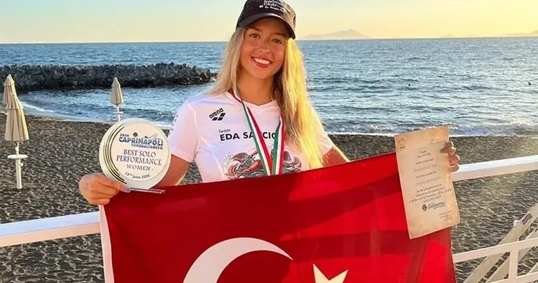 Eda Savcıgil tarihe geçti