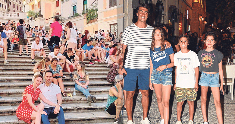 Çocukları yolladı balayına çıktı!