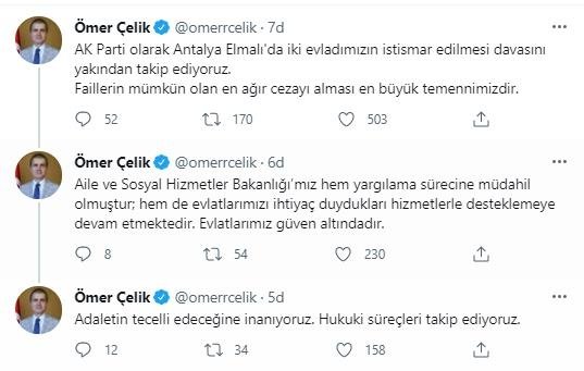 AK Parti Sözcüsü Çelik’ten Elmalı davası açıklaması