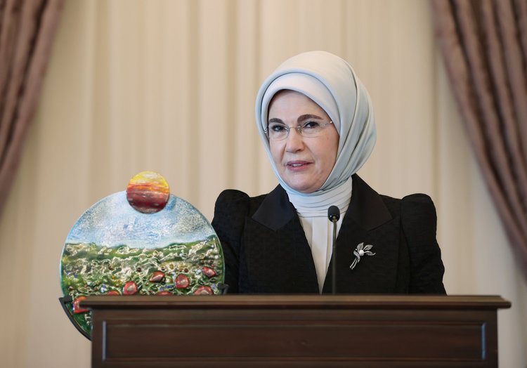 Emine Erdoğan, BM’nin Küresel Amaçlar Eylem Ödülü’ne layık görüldü