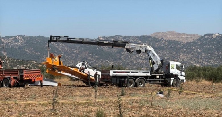 Yangına müdahaleye giderken Muğla’da kaza kırıma uğrayan uçak, Ankara’ya götürülecek