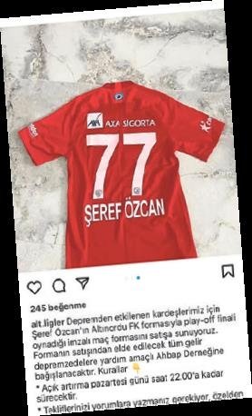 Altınordu’nun şampiyonluk forması satışta