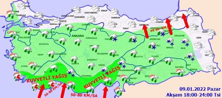 Ege’de ve İzmir’de hava nasıl olacak? Meteoroloji’den sağanak ve sel uyarısı geldi... 9 Ocak hava durumu raporu