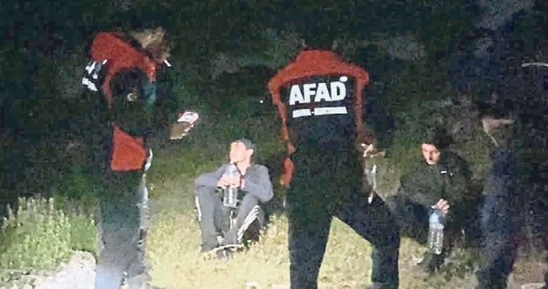 Dağda kaybolan çocukların yardımına AFAD koştu