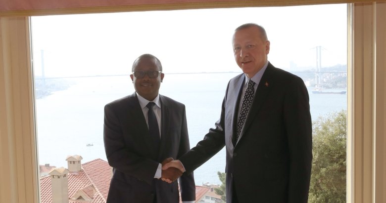 Başkan Erdoğan, Embalo’yla bir araya geldi