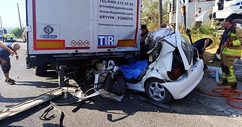 Aileleri kahreden kaza