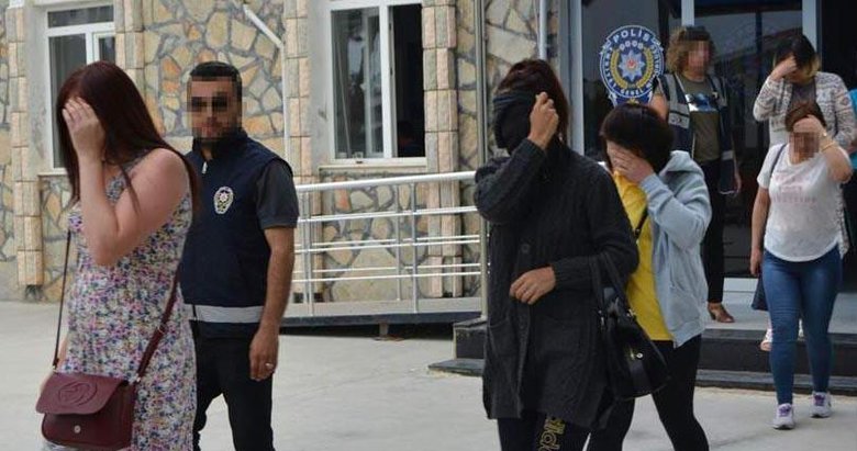 Didim’de 28 yabancı kadına fuhuş gözaltısı