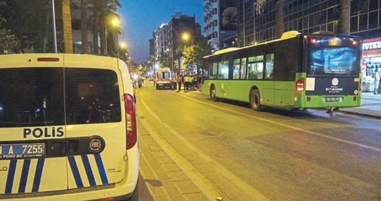 Denizli’de yetişmek istediği halk otobüsü üzerinden geçti