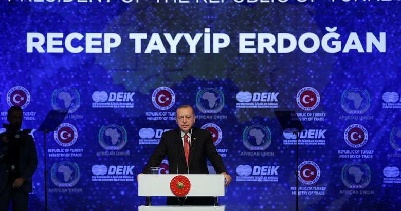 Erdoğan Türkiye-Afrika Ekonomi ve İş Forumu’nda konuştu
