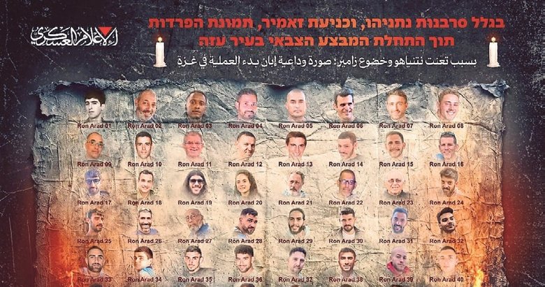 Hamas 47 esirin fotoğrafını yayınlayarak İsrail’i uyardı!