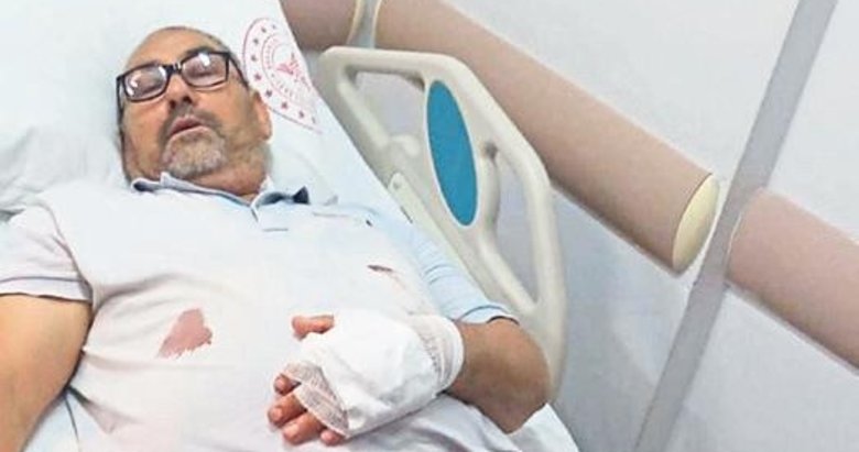 Damat mağduru çift kanlar içinde kaldı