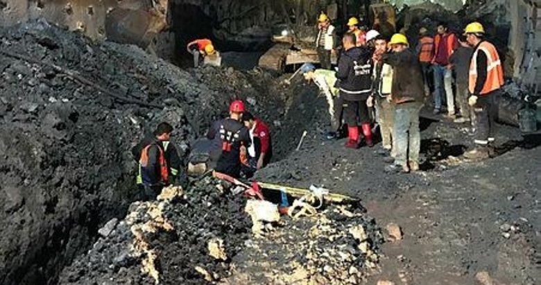Tünel inşaatındaki göçükte yaşamını yitiren işçi toprağa verildi