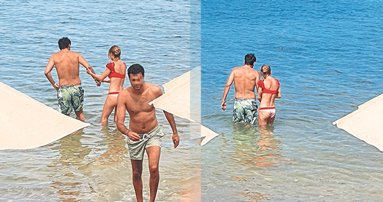 Evli aşkıyla el ele