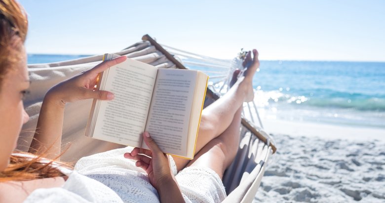 Sporda ve plajda okuma keyfi