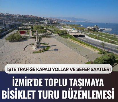İzmirliler dikkat! Bu yollar bugün trafiğe kapalı 27 Nisan Cumartesi İzmir trafiğe kapalı yollar