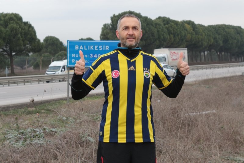 Böyle totem görülmedi! Fenerbahçe için İzmir'den İstanbul'a koşuyor