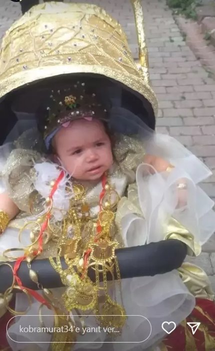 Kobra Murat torununun doğum gününü bakın nasıl kutladı!