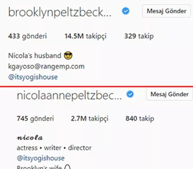 Brooklyn Beckham’dan eşi Nicola Peltz’e yeni jest!