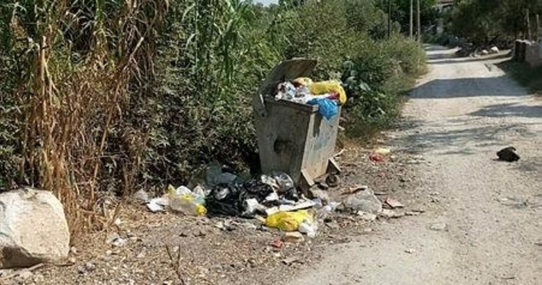 Milas’ta toplanmayan çöpler vatandaşı isyan ettirdi