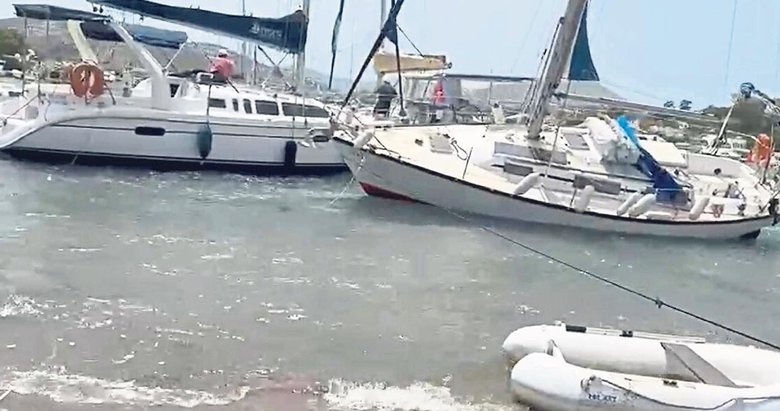 Deniz taştı çatılar uçtu