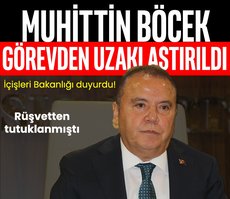 İçişleri Bakanlığı duyurdu! Antalya Büyükşehir Belediye Başkanı Muhittin Böcek görevden uzaklaştırıldı