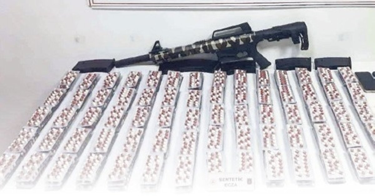 6 bine yakın uyuşturucu hap ele geçirildi