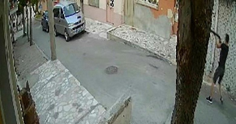 İzmir’de pompalı dehşeti! Korkunç görüntüler kamerada
