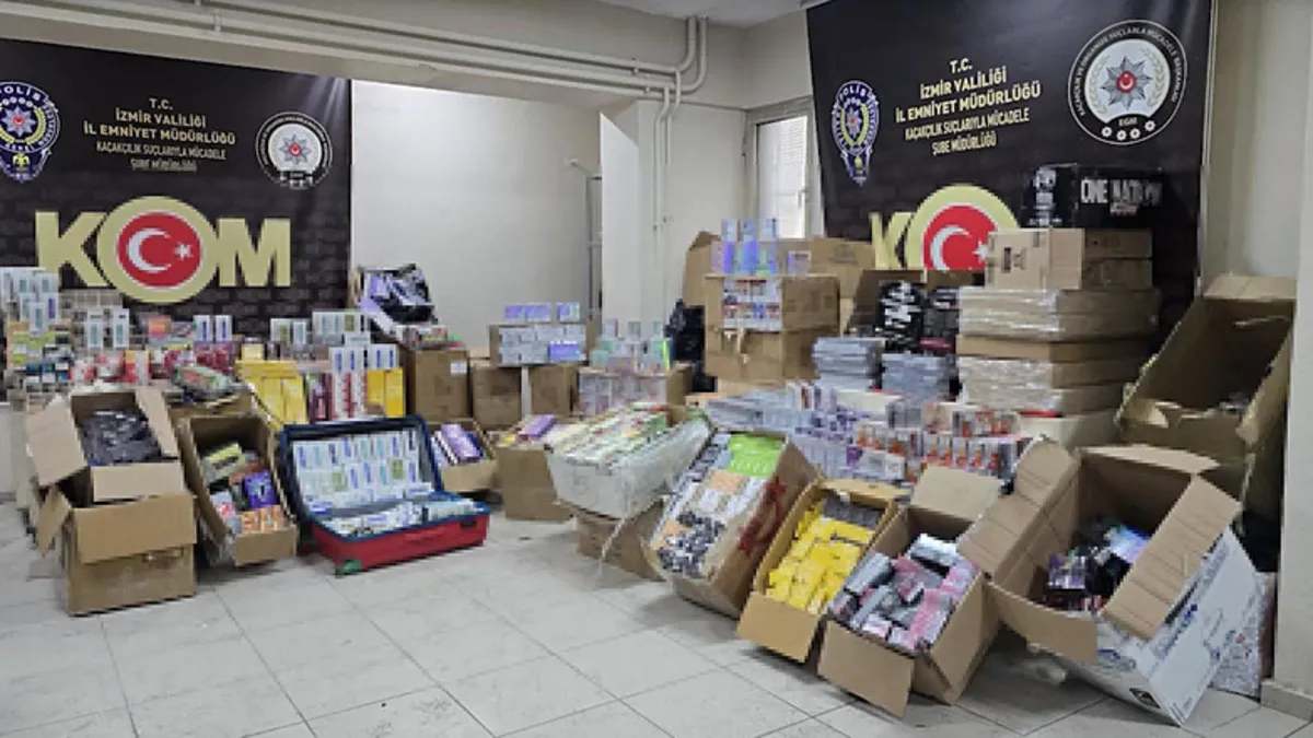 Kocaeli'de 1 milyon sentetik ecza hap ele geçirildi, 7 kişi gözaltına alındı